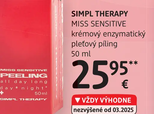 SIMP THERAPY Krémový enzymatický pleťový píling