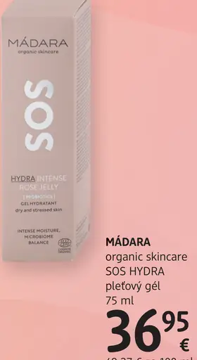 MÁDARA SOS Hydra pleťový gél