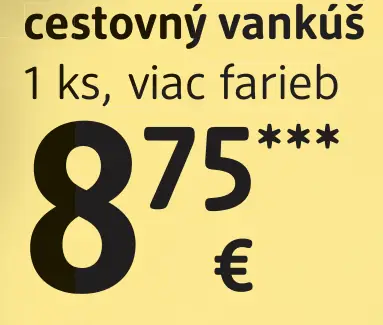 Cestovný vankúš rôzne farby