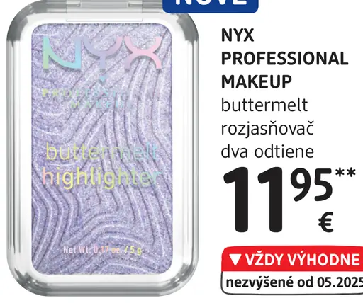 NYX Professional Makeup Buttermilk rozjasňovač