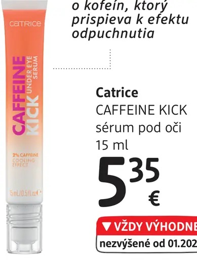 Catrice Caffeine Kick sérum pod oči