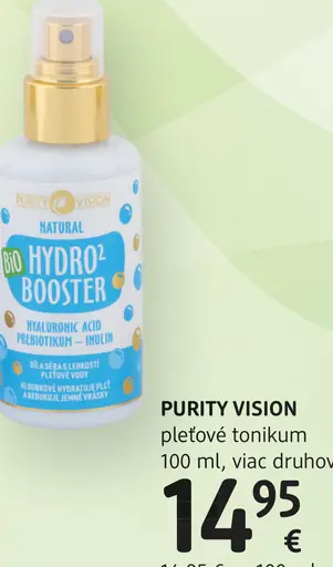 Purity Vision pleťové tonikum