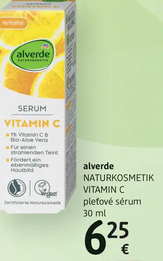 Alverde NATURKOSMETIK VITAMIN C pleťové sérum