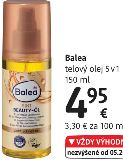 Balea telový olej 5v1