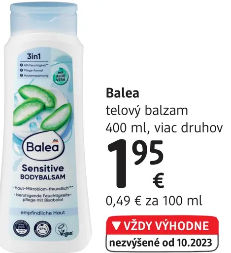 Balea telový balzam