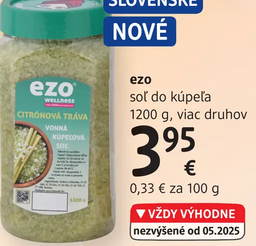 Ezo soľ do kúpeľa