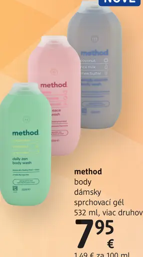 Method dámsky sprchovací gél