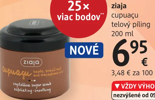 Ziaja cupuaçu telový píling