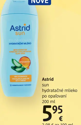 Astrid Hydratačné mlieko po opaľovaní