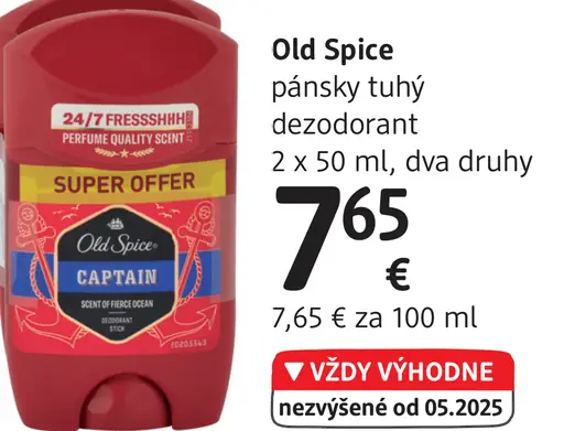 Old Spice pánsky tuhý dezodorant