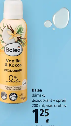 Balea Vanille & Kokos Deodorant