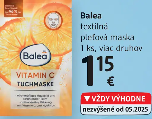 Balea pleťová maska