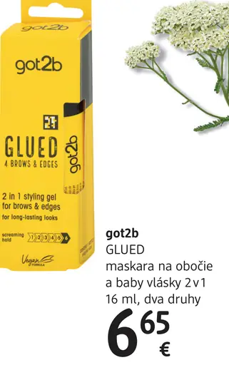 Got2b Glued maskara na obočie a baby vlásky