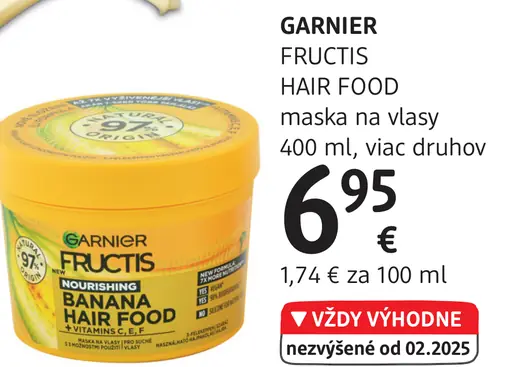 Garnier Fructis Maska na vlasy