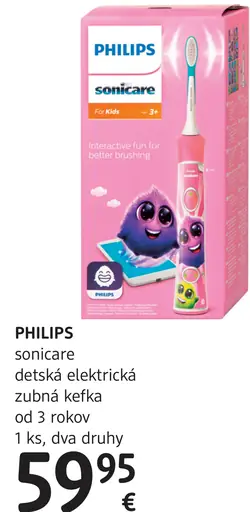 Philips sonicare detská elektrická zubná kefka