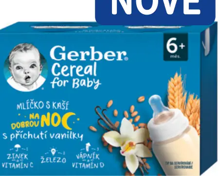 Gerber Cereal for Baby mliečko s kašou