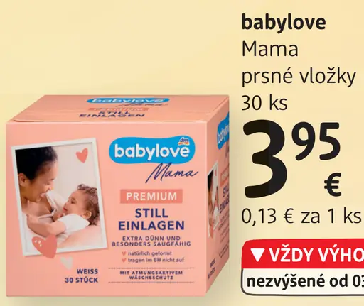 Babylove Mama prsné vložky