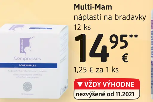 Multi-Mam náplasti na bradavky