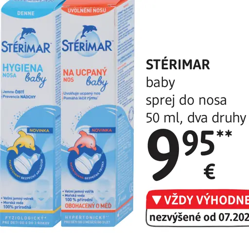 STÉRIMAR baby sprej do nosa