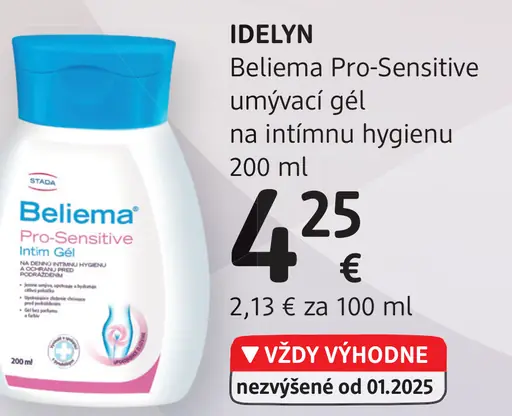 Idelyn Beliema Pro-Sensitive umývací gél