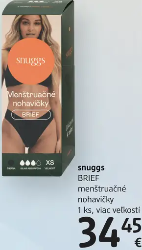 Snuggs Brief menštruačné nohavičky