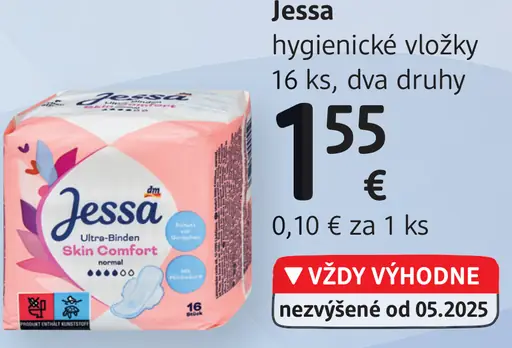 Jessa hygienické vložky
