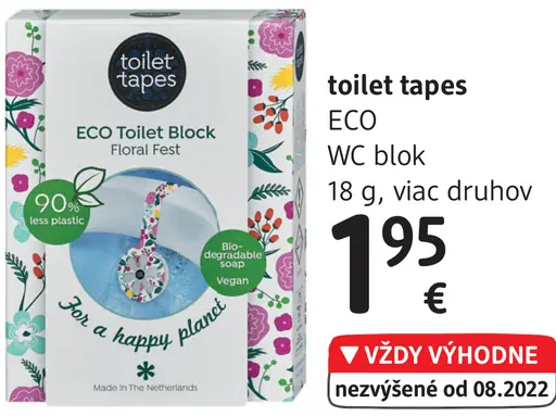 Toilet Tapes Eco WC blok