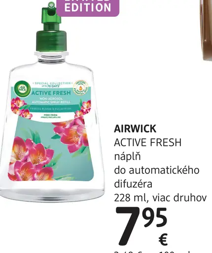 Airwick Active Fresh náplň do automatického difuzéra