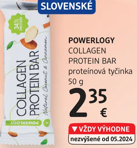 Powerlogy Collagen Protein Bar