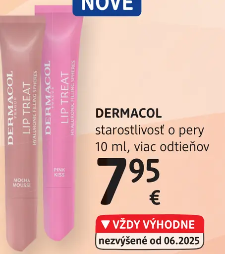 Dermacol starostlivosť o pery