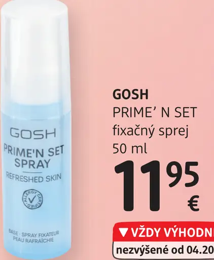 Gosh Prime'n Set fixačný sprej