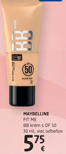 Maybelline Fit Me BB krém SPF 50