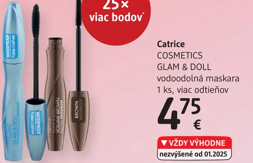 Catrice Glam & Doll vodoodolná maskara