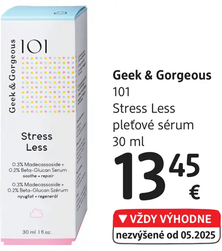 Geek & Gorgeous 101 Stress Less pleťové sérum