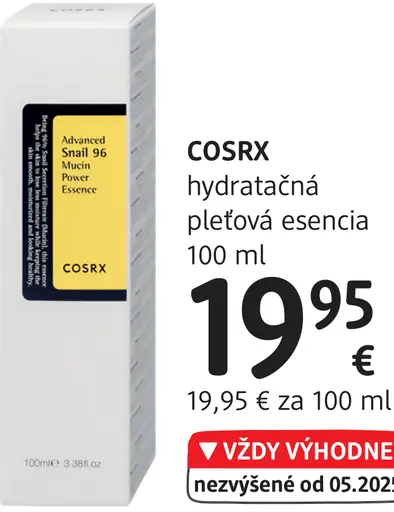 COSRX hydratačná pleťová esencia