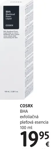 COSRX BHA exfoliačná pleťová esencia
