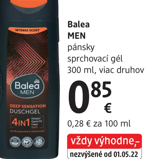 Balea MEN pánsky sprchovací gél