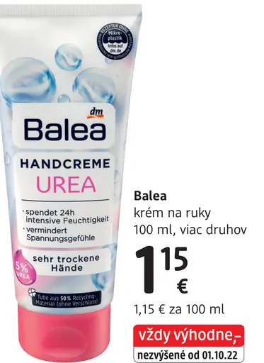 Balea krém na ruky