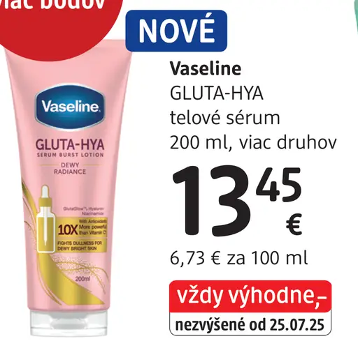 Vaseline GLUTA-HYA telové sérum