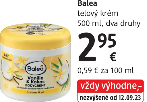 Balea telový krém