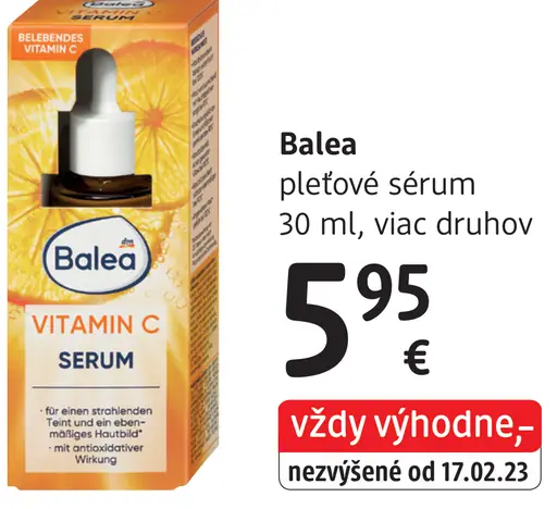 Balea pleťové sérum