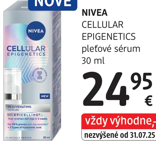 Nivea Cellular Epigenetics omladzujúce pleťové sérum