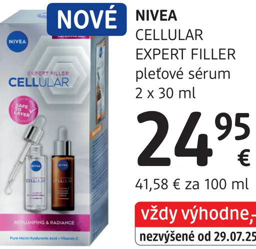 NIVEA CELLULAR EXPERT FILLER pleťové sérum