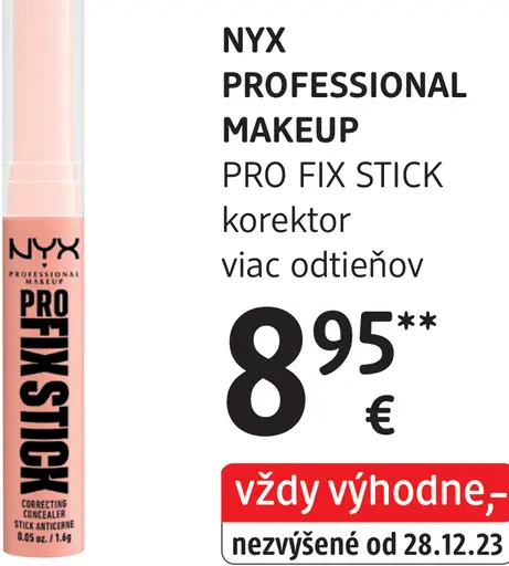 NYX Professional Makeup PRO FIX STICK korektor