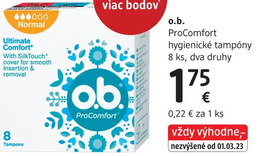 O.b. ProComfort hygienické tampóny