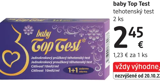 Baby Top Test tehotenský test