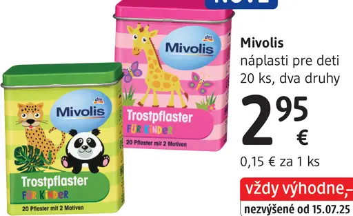 Mivolis náplasti pre deti
