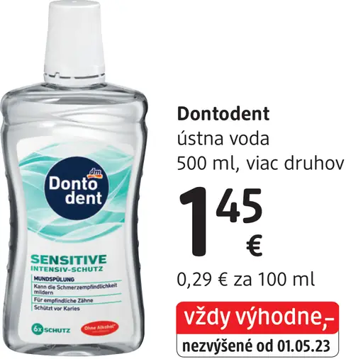 Dontodent ústna voda