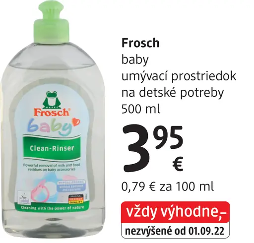 Frosch Baby Umývací prostriedok na detské potreby