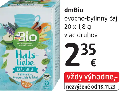 DmBio ovocno-bylinný čaj